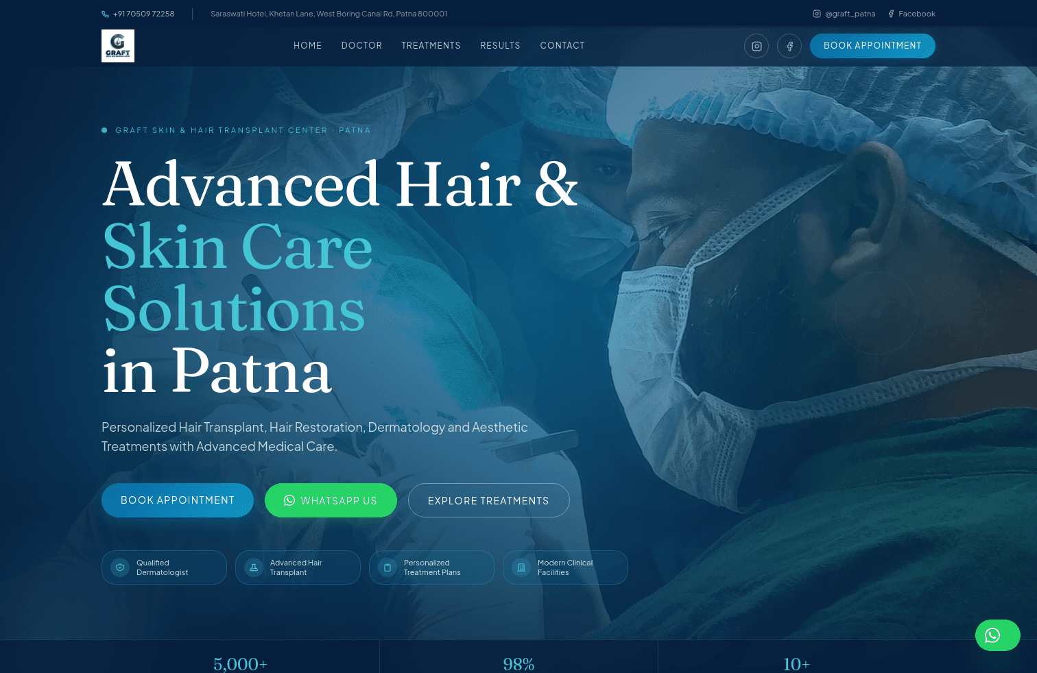 Hair & Skin Clinic project preview